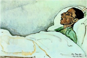 Ferdinand Hodler - Dying Valentine (1915)
